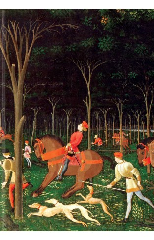 Ashmolean Museum: The Hunt by Paolo Uccello (Foiled Journal)